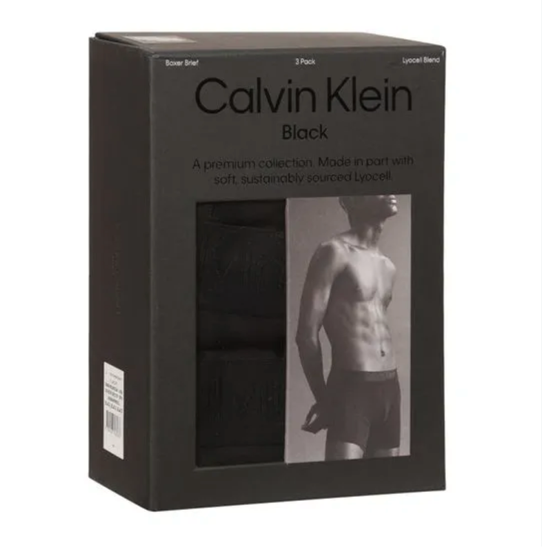 Calvin Klein - 3-Pack Boxers "Black Edition" - Zwart
