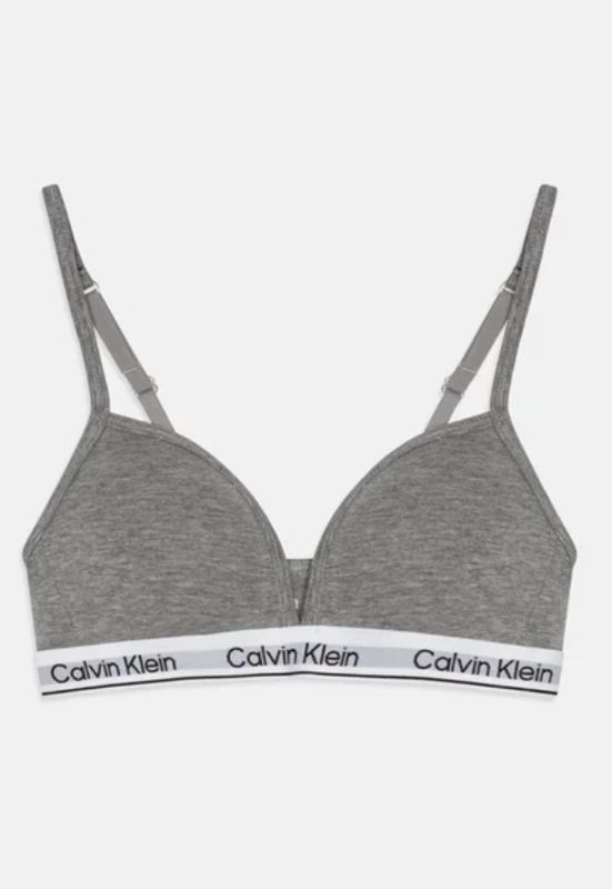 Calvin Klein - Triangle Bra Teens - Grey Heather