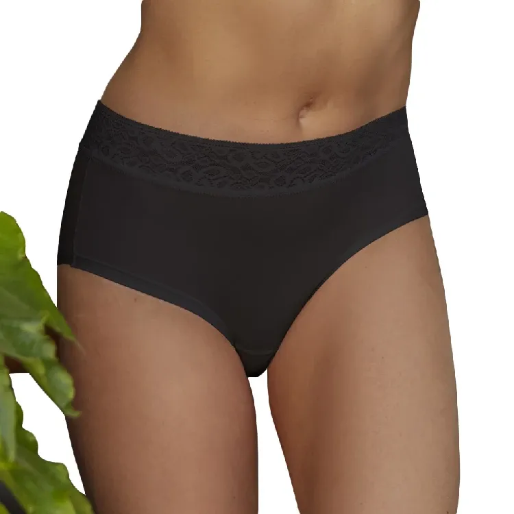 Janira - Flexie Adapt Lace Intimates - Brisislip Lace - Invisible - zwart - One Size