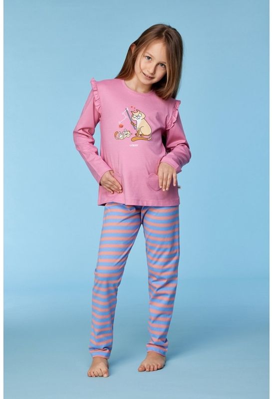 Woody - Meisjes/Dames Pyjama - Roze