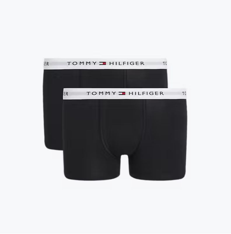Tommy Hilfiger - Duopack Jongens Boxers - Zwart