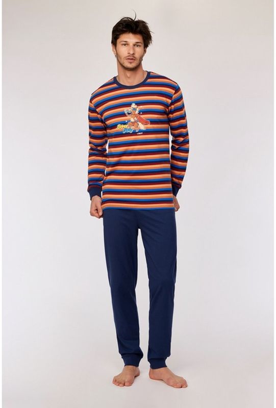 Woody – Boys/Men’s Pyjamas – Multicolour Striped