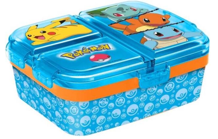 Pokemon: Lunchbox met 3 extra aparte vakken