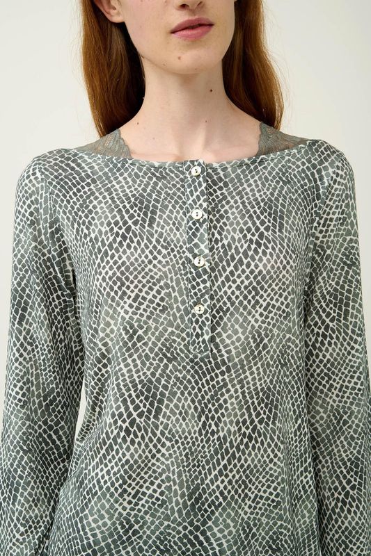Vamp - Pyjama in micromodal - Green Sage