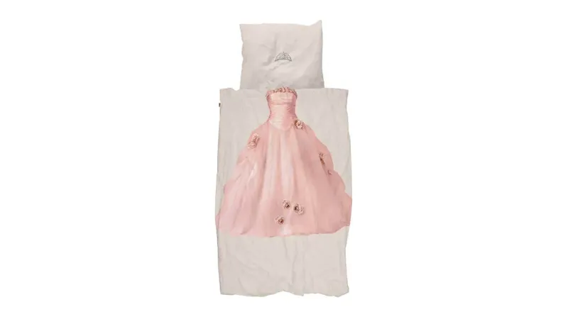 Snurk - Dekbedovertrekset 1-Persoon - Princess Beige