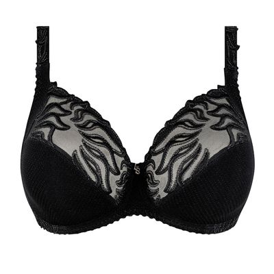 Louisa Bracq – Full Cup Bra “Esperanza” – Black | Elegant Underwired Bra with Embroidery