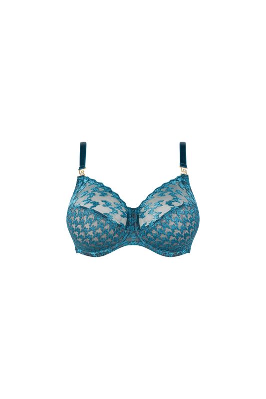 Louisa Bracq – Bra “Tailor” – Neon Botanica – Luxury Underwired Full-Cup Bra