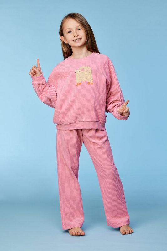 Woody - Meisjes/Dames Pyjama - Roze