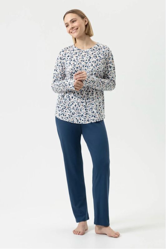 Mey - Dames Pyjama - Serie Soft Leo - Deep Marine