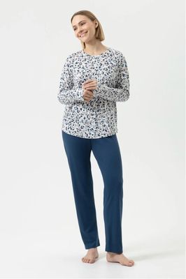 Mey - Dames Pyjama - Serie Soft Leo - Deep Marine