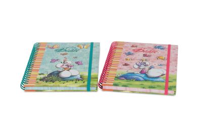 Diddl - Summer Edition - Notitieboek spiraalbinding met glitterband