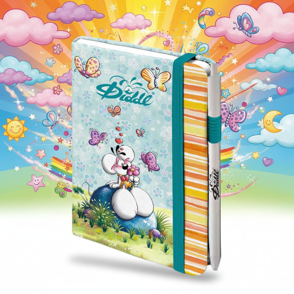 Diddl - Summer Edition - A6 Notebook with Ballpoint Pen *** PRE-ORDER *** (Release 20/05/2026)