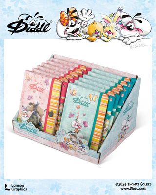 Diddl - Summer Edition - A6 Notebook with Ballpoint Pen *** PRE-ORDER *** (Release 20/05/2026)