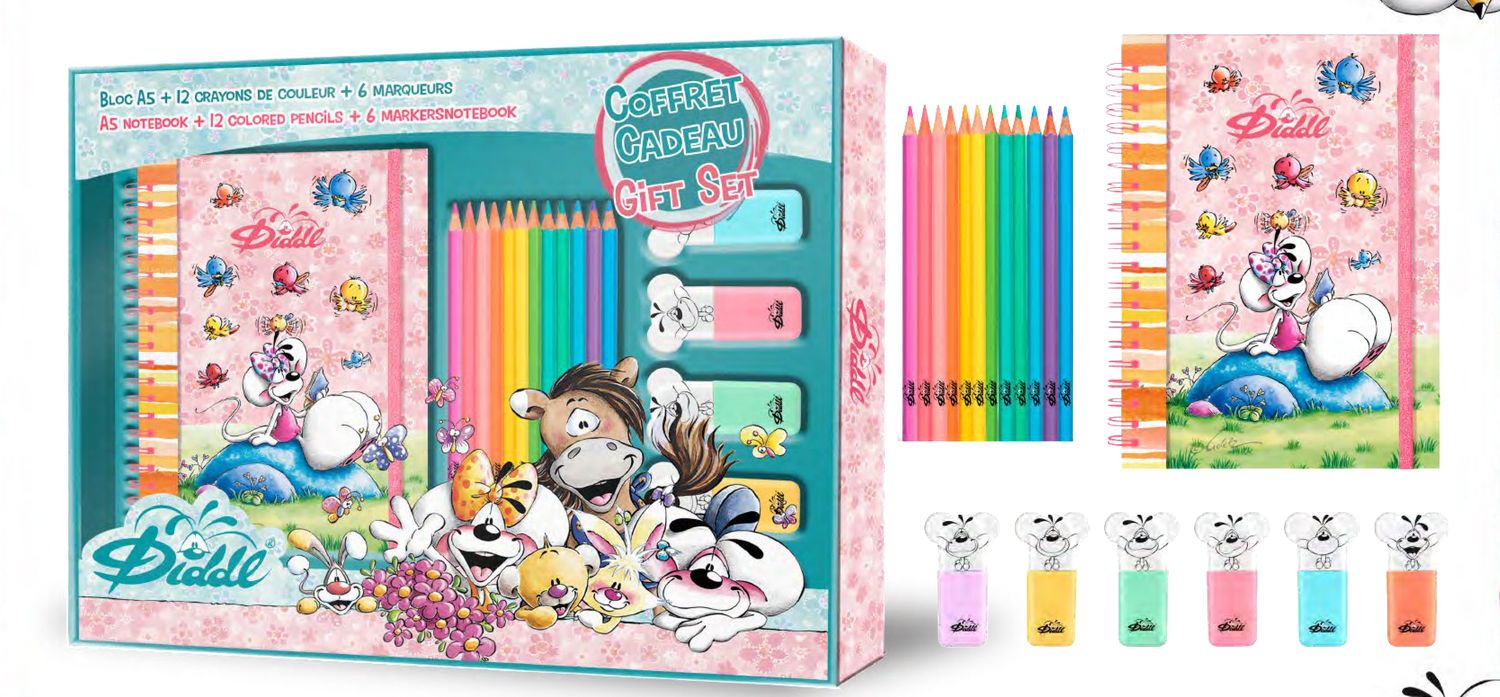Diddl - Summer Edition - Giftset 19 stuks