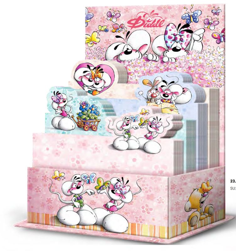Diddl – Summer Edition - Notitieset Vlinders &amp; Bloemen *** PRE-ORDER  *** (Release 30/06/2026)