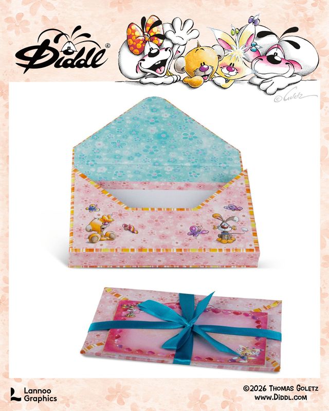 Diddl – Summer Edition - Briefpapier Set in Cadeaudoos 🎀