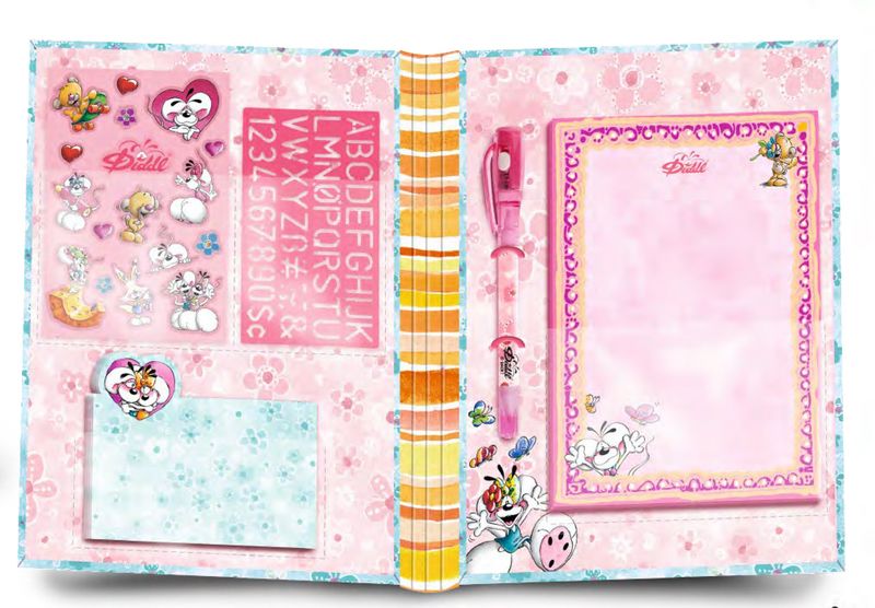 Diddl – Summer Edition - Magische schrijffolder met onzichtbare inktpen