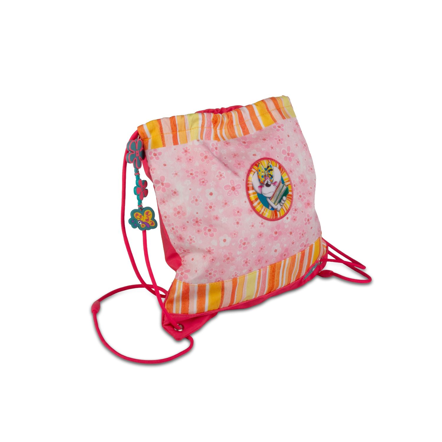 Diddl β Summer Edition - Gymtas Roze met Hangers Diddl β Summer Edition - Gymtas Roze met Hangers