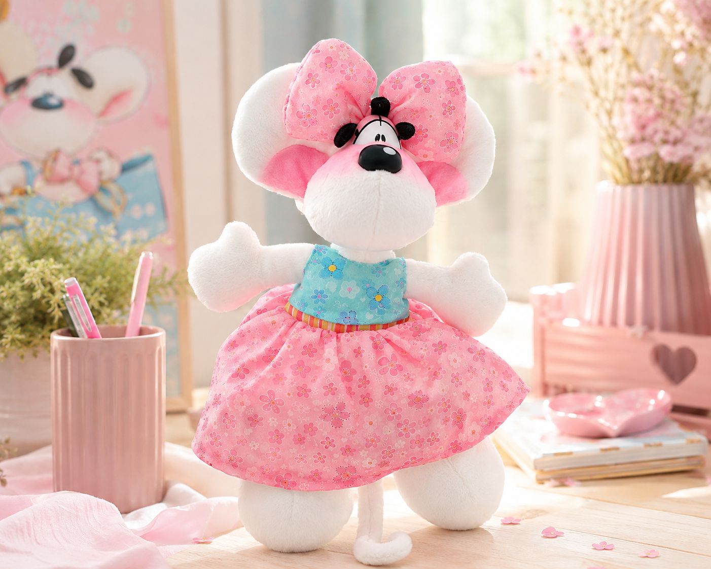 Diddl - Summer Edition - Knuffel 30 cm - Diddlina