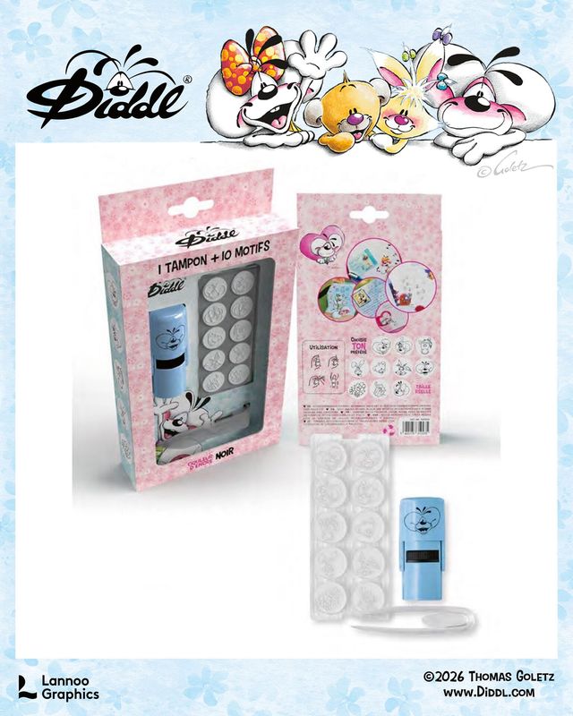 Diddl - Summer Edition - Stamp Set *** PRE-ORDER *** (Release 20/05/2026)