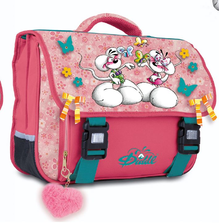 Diddl - Summer Edition - Pink School Bag 38 cm *** PRE-ORDER *** (Release 30/06/2026)