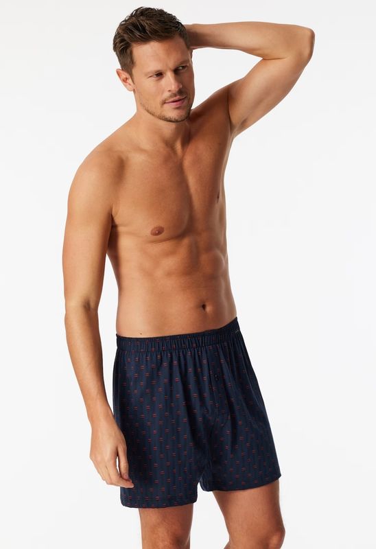 Schiesser - Duopack Boxershorts - Donkerblauw