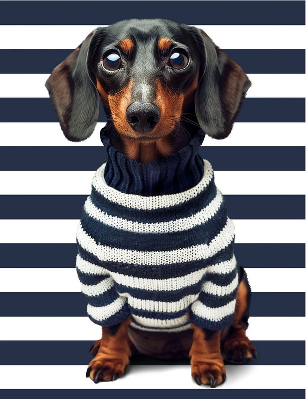 SNURK – Kids Sweater &amp; Pants “Pierre” – Dark Blue Striped