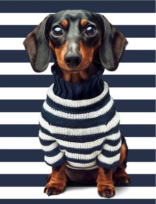 SNURK – Kids Sweater &amp; Pants “Pierre” – Dark Blue Striped