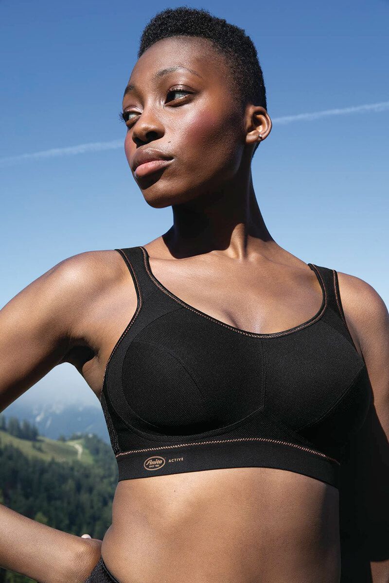 Anita - Extreme Control Sport BH - Black/Gold