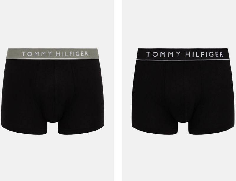 Tommy Hilfiger - 5-pack Boxershorts - Zwart met gekleurde logoband