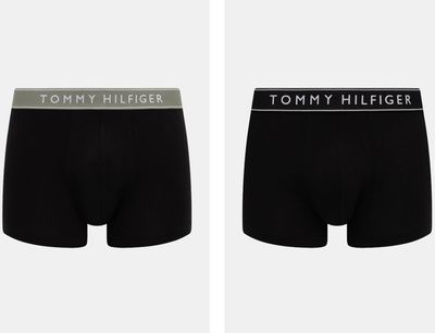Tommy Hilfiger - 5-pack Boxershorts - Zwart met gekleurde logoband