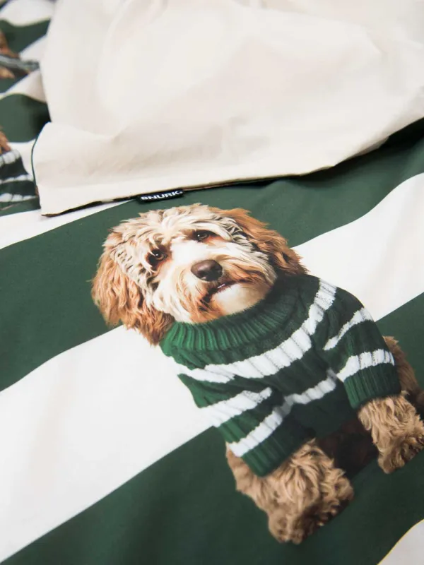 Snurk - Kussensloop - Labradoodle - 60x70cm - 100% Biologische katoen