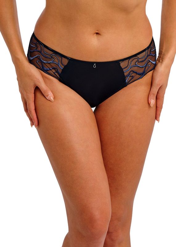 Wacoal Mayumi Brief Midnight Blue – Luxury Embroidered Lingerie