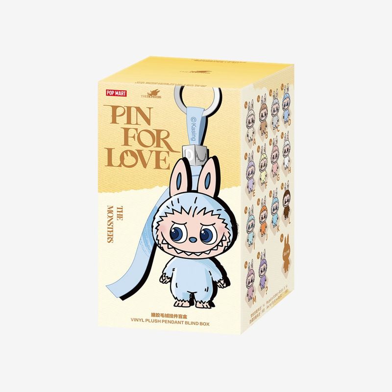 Pop Mart -  Labubu Pin For Love Series - 100% Origineel - Letters A-M - Welke letter trek jij? - Nieuwste Labubu Pop The Monsters release 2025