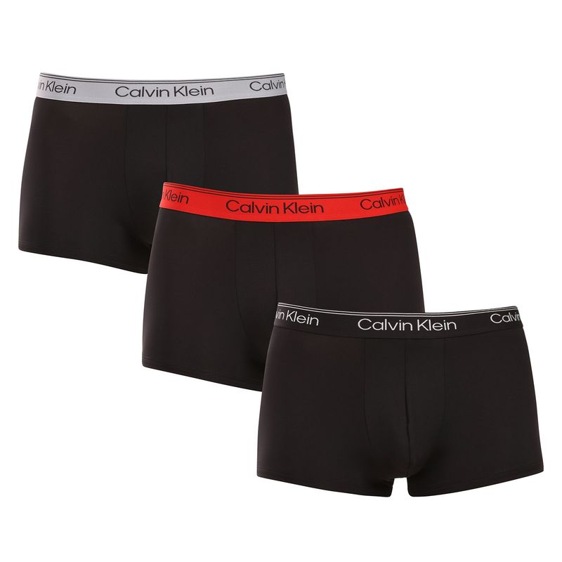 Calvin Klein - 3 pack herenshorts in Microfiber Stretch - Zwart