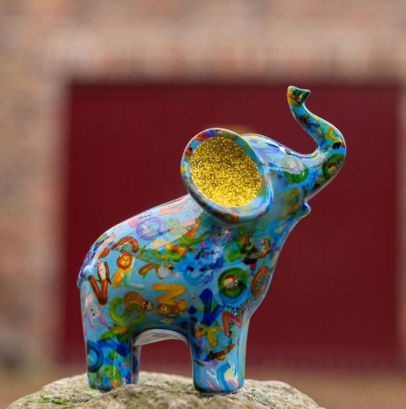 Pomme Pidou - Spaarpot Olifant "Darcy" -   L17xW9xH17,5 cm