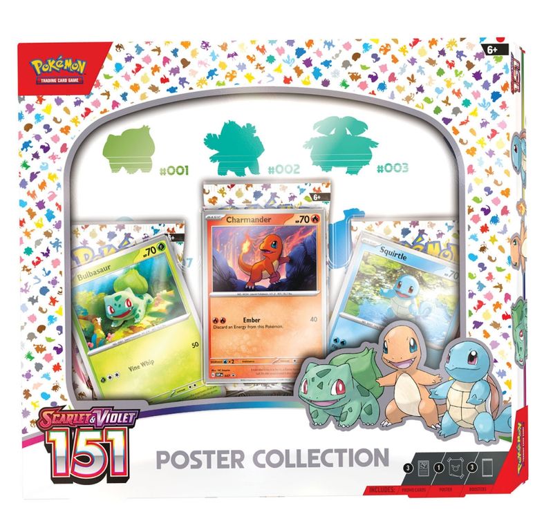 Pokemon TCG Scarlet &amp; Violet 151 Poster Collectie