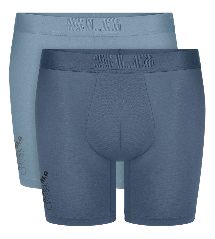 SLG Base - 2-Pack Shorts - Multi Blauw