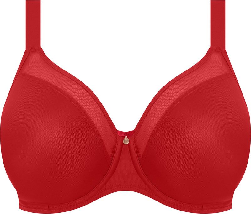 Elomi - BH "Smooth" -  " Haute Red" - Gevormde Cups Niet Gevuld