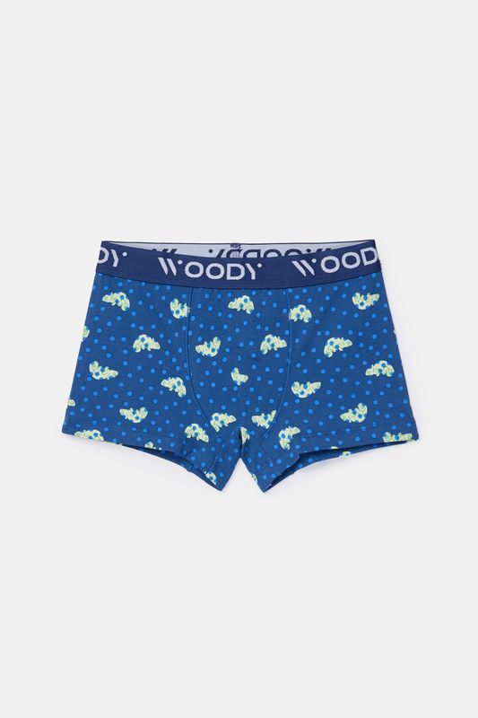 Woody - Duopack Boxers - Donkerblauw + kameleon print
