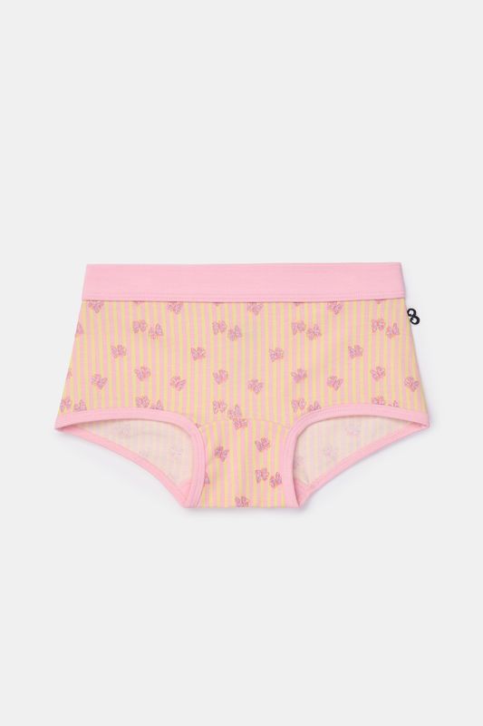 Woody - Duopack shorts - Roze + Vlinder print
