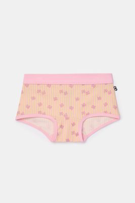 Woody - Duopack shorts - Roze + Vlinder print