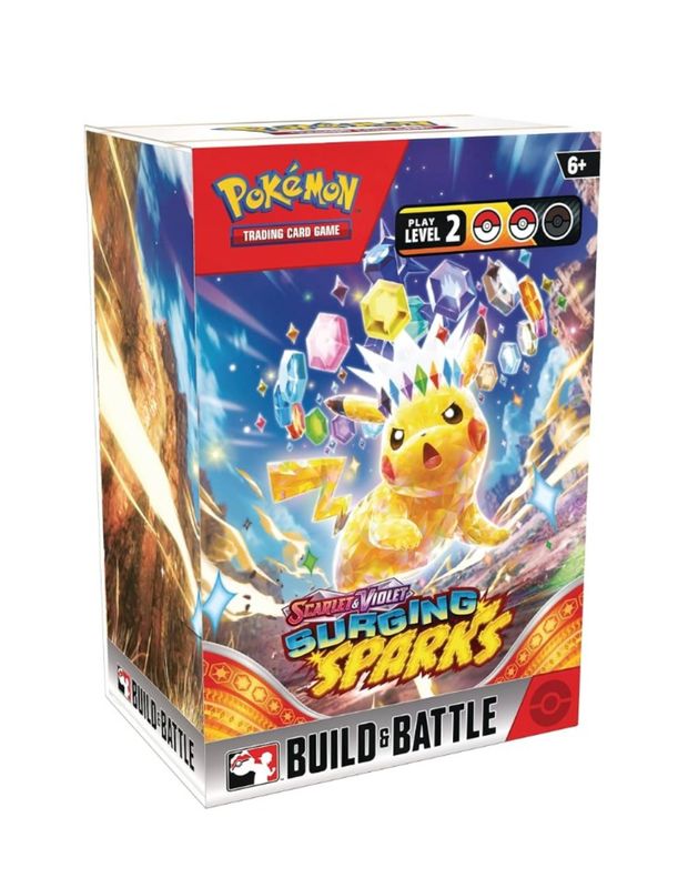 Pokémon TCG: Scarlet &amp; Violet Surging Sparks - Build &amp; Battle Box