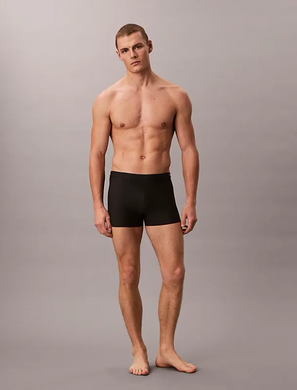 Calvin Klein - Aansluitende Zwemshort - Zwart