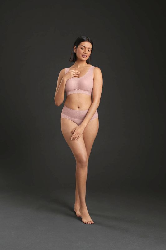 Anita - Essential Lace Bralette - Rosewood