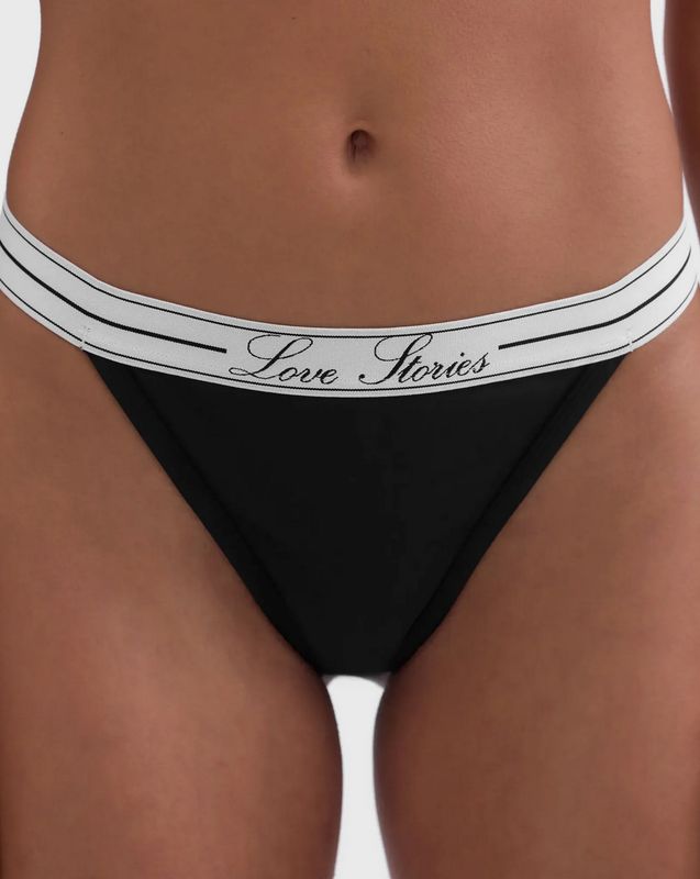 Love Stories - String "Roomie" - Zwart