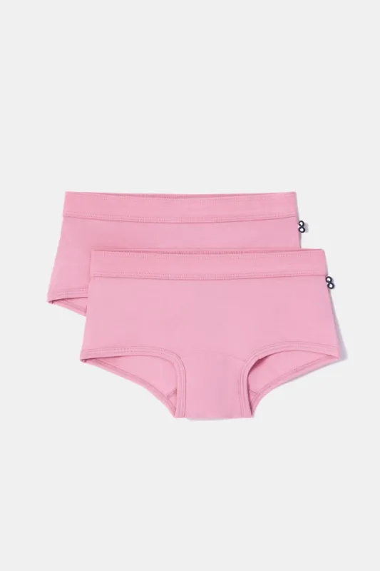 Woody - Set van 2 roze shorty's