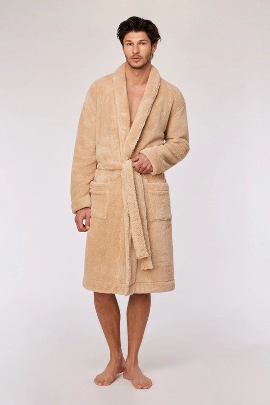 Woody - Heren kamerjas- Beige