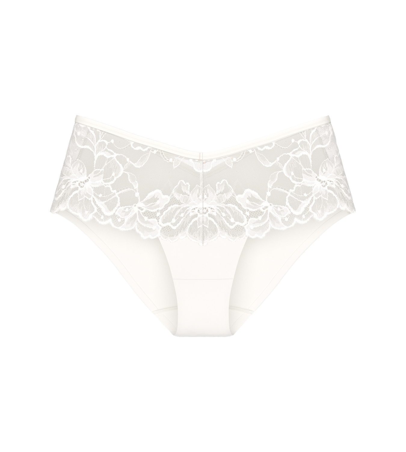 Triumph - Maxi Slip "Wild Gardenia Florale" - Ecru