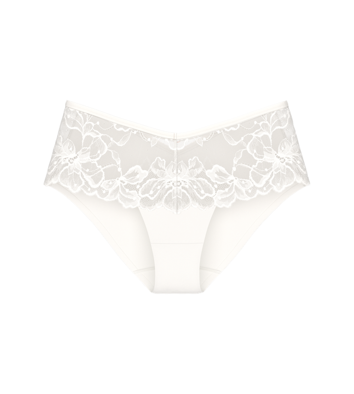 Triumph - Maxi Slip "Wild Gardenia Florale" - Ecru